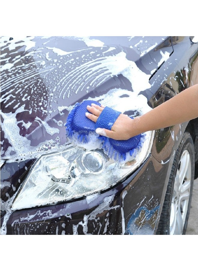 Large Chenille Car Wash Sponge Block, Cleaning Sponge Block, Coral Fleece Car Wash Sponge - Image 3