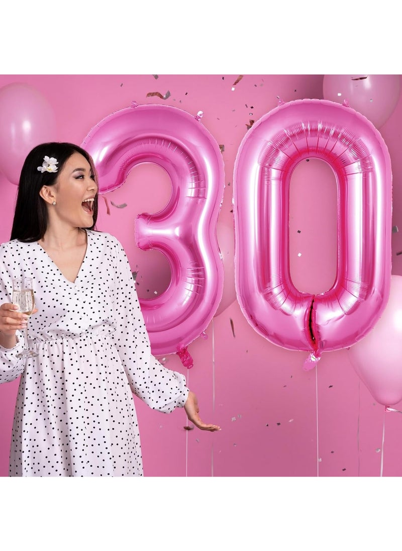 40 Inch Gold Digit Helium Foil Birthday Party Balloons Number 0  - Image 5