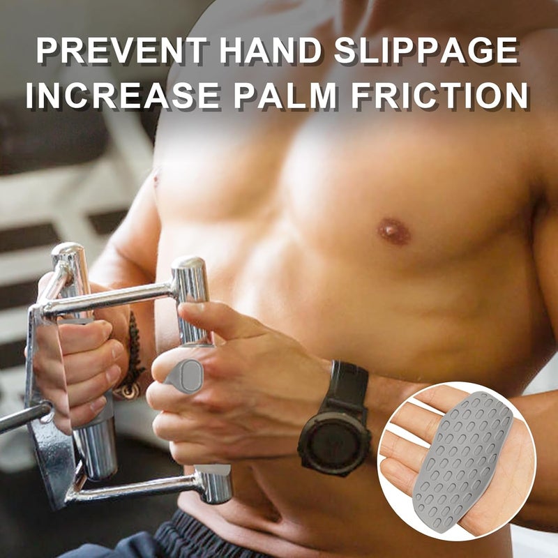 DecrPlus Rypt Grip Lifting Gloves Alternative for Weight Lifting (Anti-Slip/Rubber/Ergonomic) Hand Grips for Men and Women Training Palm Protectors for Gym Intensive Training and Exercise- Grey ﻿ - Image 3
