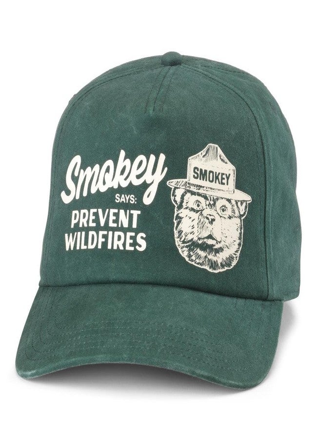 AMERICAN NEEDLE Unisex Smokey The Bear Walker Adjustable Snapback Baseball Hat (25002A-SBEAR-BOTT) - Image 1
