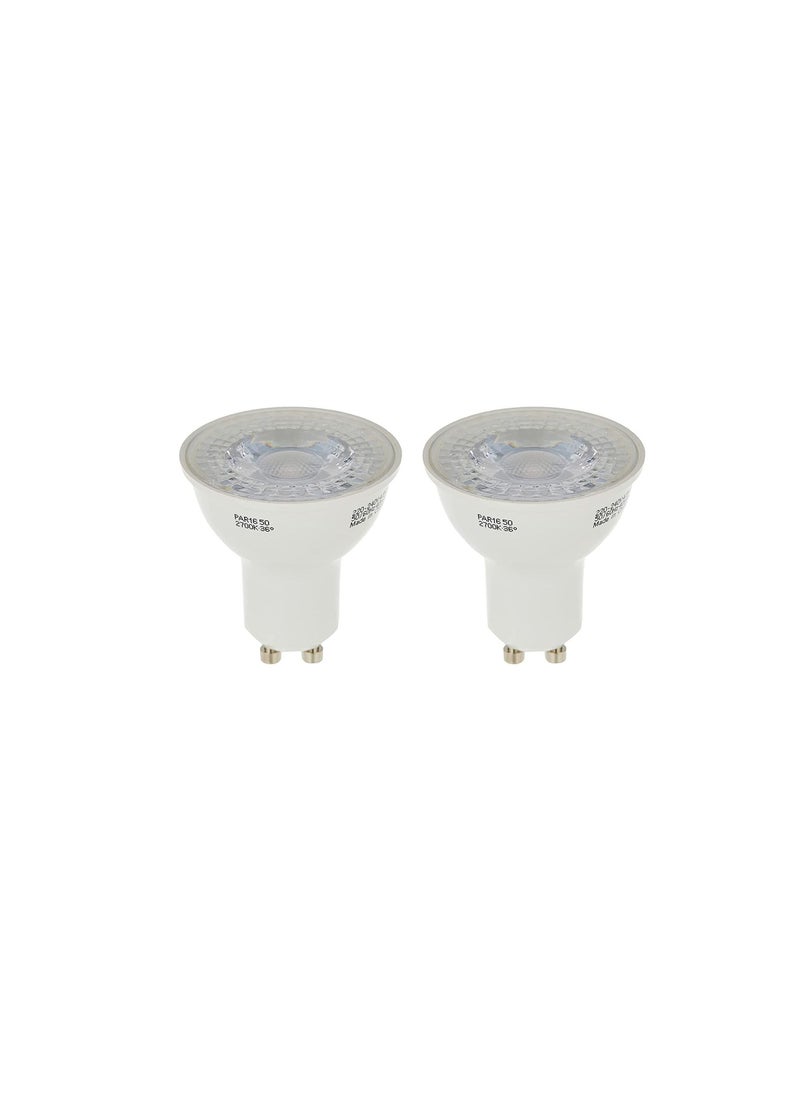 Osram - OSRAM LED SUPERSTAR PAR16 36° (4.8w) Base - GU10, 350 lm -Warm White-2700K (Bundle- Pack of 2) - Image 1