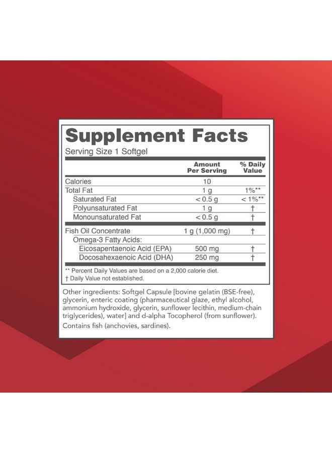 Protocol For Life Balance Protocol Ultra Omega-3-500mg EPA & 250mg DHA - Fish Oil for Brain Support, Heart & Nervous System Health* - EPA DHA Omega Supplement - Non-GMO & Halal - 180 Softgels - Image 1