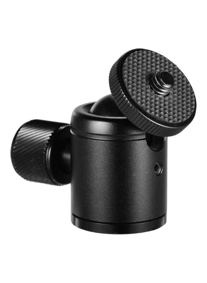 NIBEMINENT Mini Metal Tripod Head Adapter Black  - Image 2