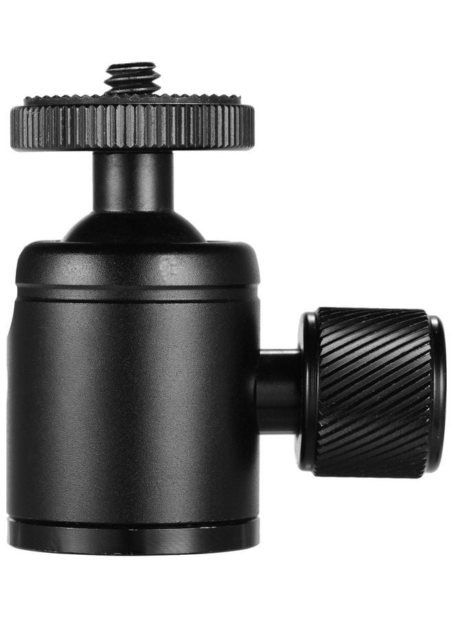 NIBEMINENT Mini Metal Tripod Head Adapter Black  - Image 4