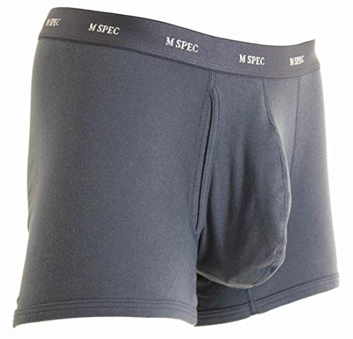 MSPEC Men's Boxer Briefs 3D-Crotch Breathable/Comfortable MS-01 Navy Blue XXL - Image 2