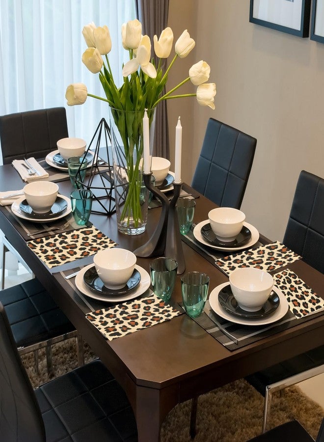 Zonon مناديل ضيوف بطبعة النمر من زونون 200 قطعة مناديل يدوية قابلة للتخلص منها للضيوف من أجل الحمام والحفلات والعشاء وزينة مناديل ورقية لحفلات الزفاف وحفلات استقبال الأطفال والمطاعم (بني) - Image 3