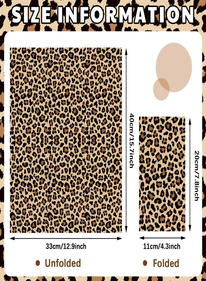 Zonon مناديل ضيوف بطبعة النمر من زونون 200 قطعة مناديل يدوية قابلة للتخلص منها للضيوف من أجل الحمام والحفلات والعشاء وزينة مناديل ورقية لحفلات الزفاف وحفلات استقبال الأطفال والمطاعم (بني) - Image 5