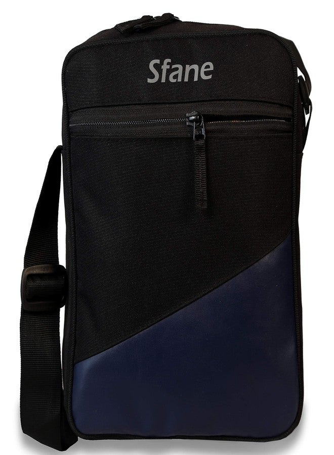 SFANE Men & Women Trendy Leatherette Black Sling Bag | Crossbody Bag | Side Bag | Messenger Bag - Image 1