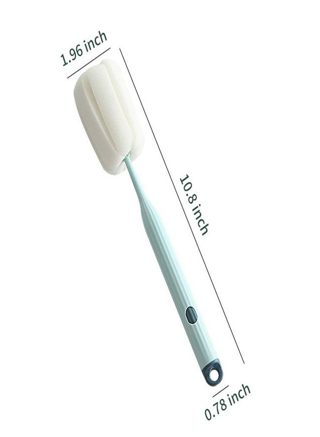 hyndrix™ (Pack of 2) Bottle Soft Brush Sponge Bottle Brush Soft and Easy to Clean, Baby Bottle Sponge Brush Can Effectively Remove The Stain Residue On The Bottom of The Cup - Image 3