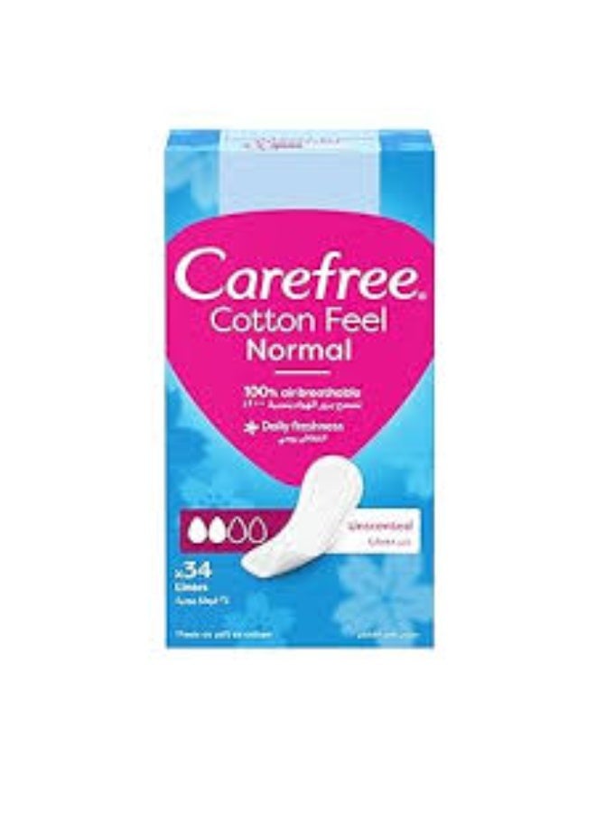 Carefree Cotton Feel Daily Liners - Image 1