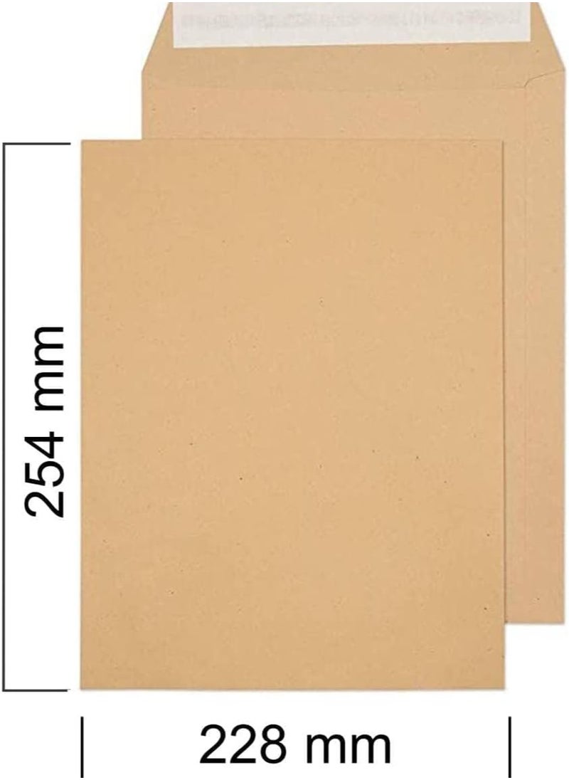 MARKQ A5 Brown Envelopes, 254 x 176 mm Self Sealing Mailing Envelope for Posting mailing Home Office and Ecommerce, 80gsm, pack of 50  - Image 2