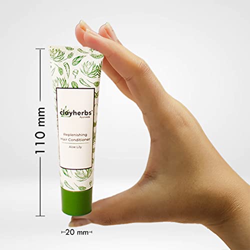 Clayherbs Pack-50 (22ml) Bulk Hotel Amenities | Toileties For Hospitality | Travel Size Mini Shampoo and Conditioner | Hotel Shampoo | Nourishing | Biodegradable Shampoo | Supplies for Guests | 22ml Tubes | 25pc Shampoo/ 25pc Conditioner - Image 4