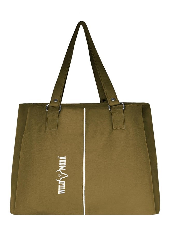 WILD MODA Fashionable and Functional Shoulder Bags for Women (Olive) - Image 1