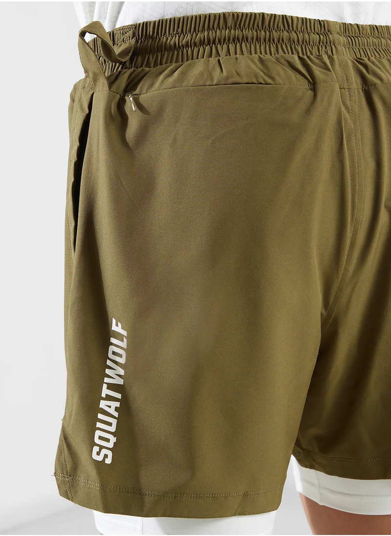 SQUATWOLF 5" 2In 1 Essential Pro Shorts