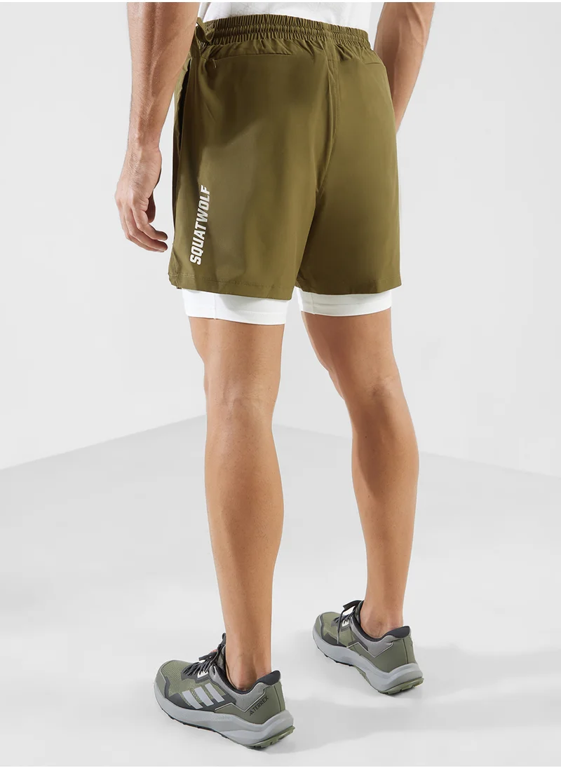 SQUATWOLF 5" 2In 1 Essential Pro Shorts