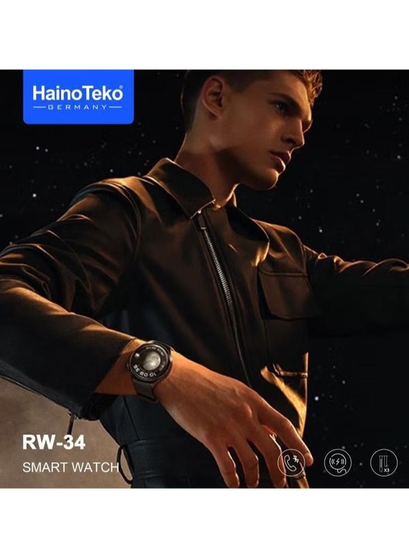 Haino Teko RW-34 Smartwatch with Fitness Tracking, Heart Rate Monitor, Sports Modes & Smart Notifications - Image 4