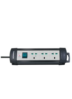 Brennenstuhl Brennenstuhl Premium Line Multistandard, 3 way extension lead with 5m BS extension cable  - Image 1
