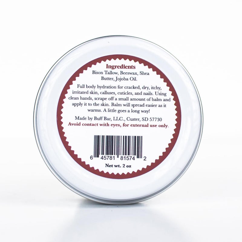 Big Crazy Buffalo BUFF BAR Pure Bison Tallow Salve, Unscented, 1 Pack - No Irritating Ingredients, Simple & Clean, Body Butter, Full Body Hydration, Replaces Lotion, For Cracked, Dry, Itchy, Irritated Skin - Image 2