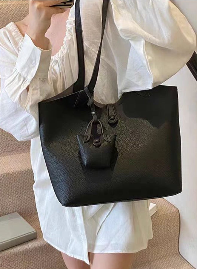 JCB CHIC حقيبة يد حقيبة يد جديدة غير رسمية نسائية حقيبة يد نسائية كبيرة الحجم ذات سعة كبيرة حقيبة كتف نسائية عالية الجودة (16024#) - Image 1