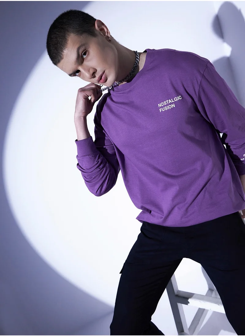 هوبرهولمي Purple T-Shirt For Men