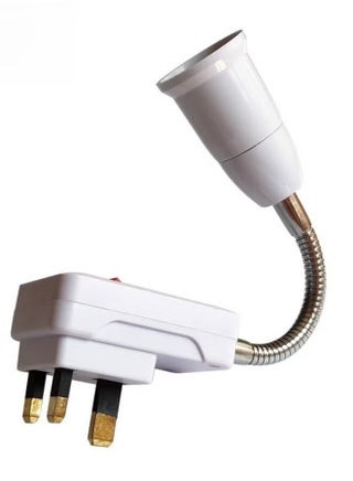 13A British switch lamp holder British standard plug British universal extended lamp holder, E27 screw mouth Middle East switch lamp control switch, white - pzsku/Z2D42BADFF1889C133058Z/45/1745046871/aa94fa2c-d913-4dd5-bb2e-19fc0b33b427