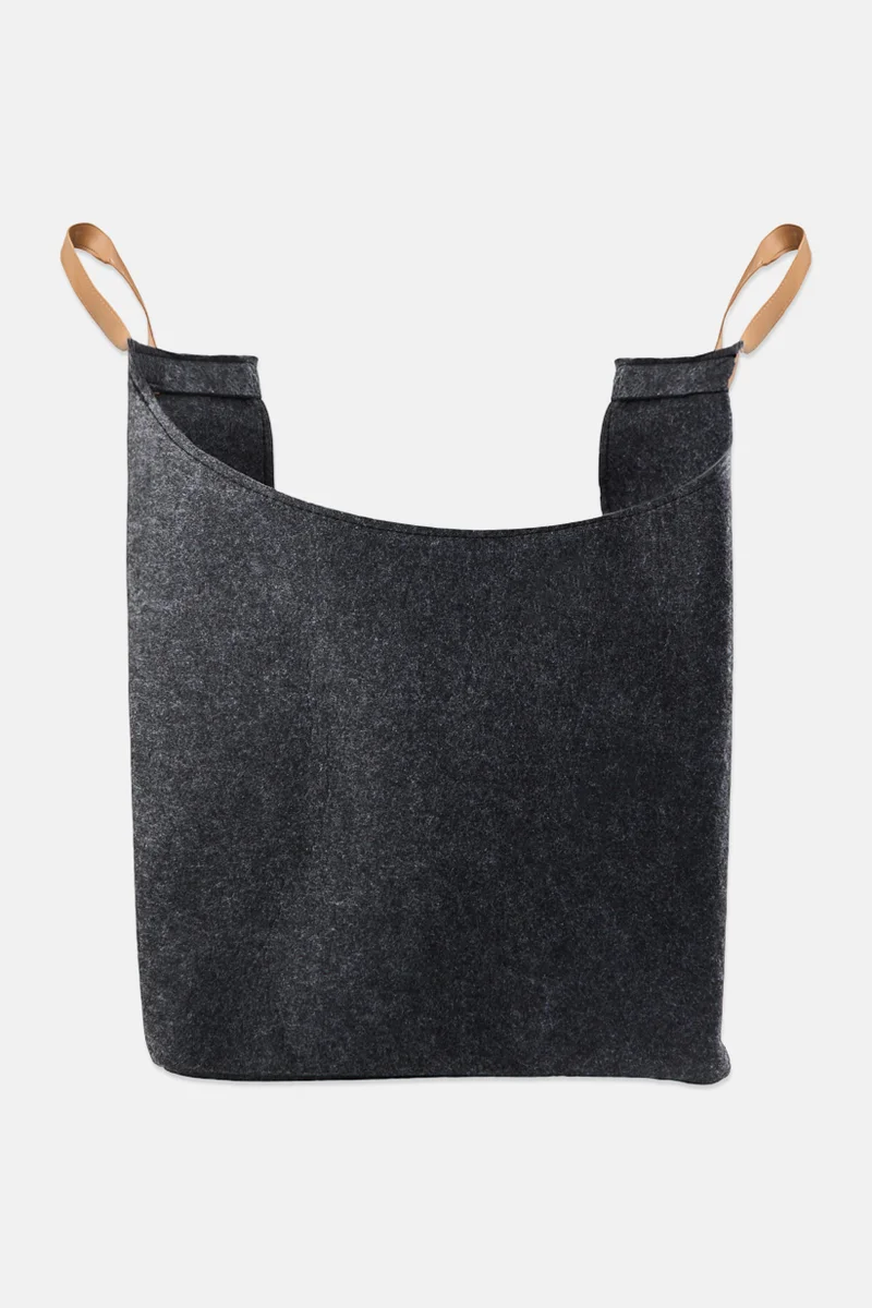 Muy Mucho Textured Storage Basket, Grey