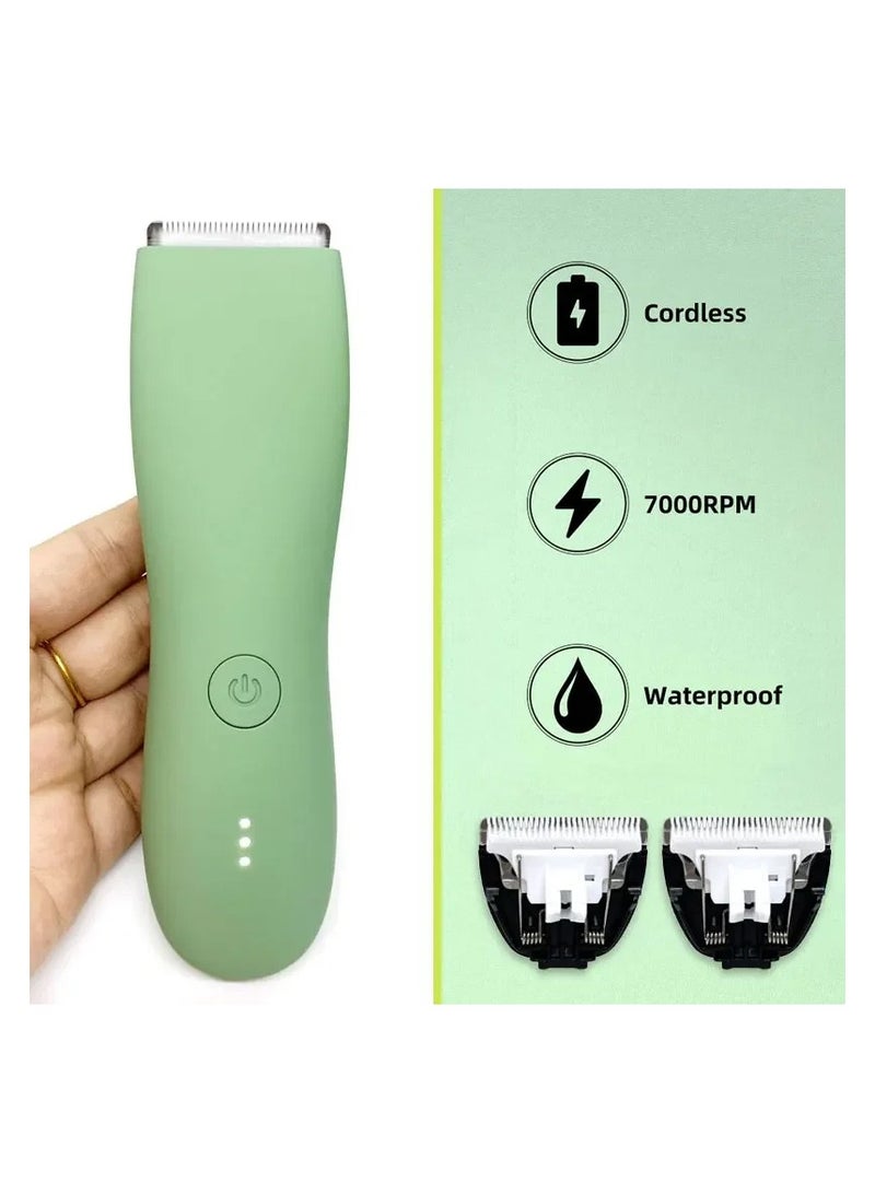 AROAQ Men's Hair Removal Device Multifunctional Women's Shaver Private Leg Hair Electric Waterproof Body Hair Trimmer - Image 2