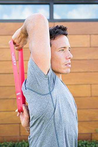 Fit Simplify Resistance Loop Exercise Bands with Instruction Guide and Carry Bag  Set of 5 - Image 4
