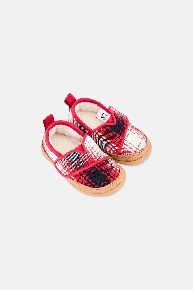 TOMS Toddlers Boy Inca Velcro Closure Shoes, Red - Image 4