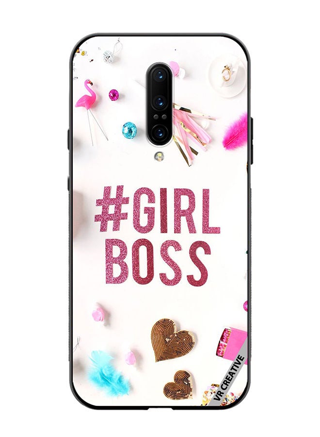Protective Case Cover For OnePlus 7 Pro Girls Boss Design Multicolour