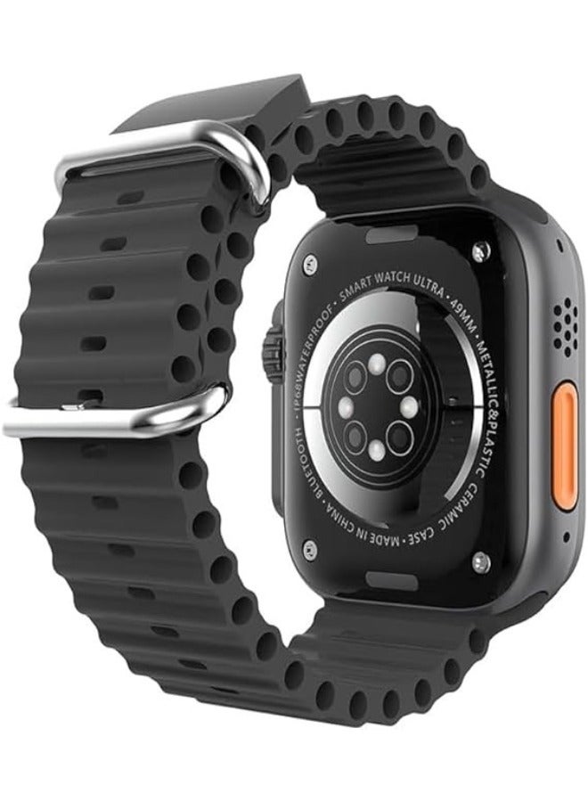 Smart Watch for Girls, Boys, Teens, Men & Women with Health Monitor, Fitness Tracker, Call & App Notifications – Black Dial & Strap  - Image 3