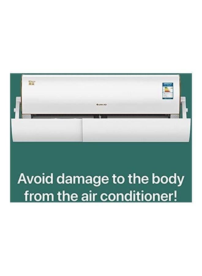 KUYING Adjustable Anti Direct Blowing Windshield Air Conditioning Baffles 2021C White  - Image 3