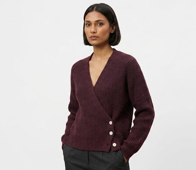 Vmkaden Ls V-Neck Wrap Cardigan