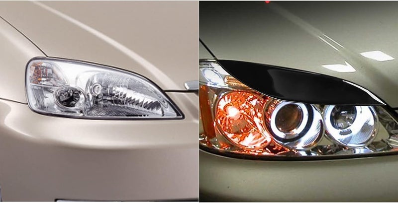 Vuzmode Gloss Black Headlight Eyelids for Civic 2001-2003 - Image 4