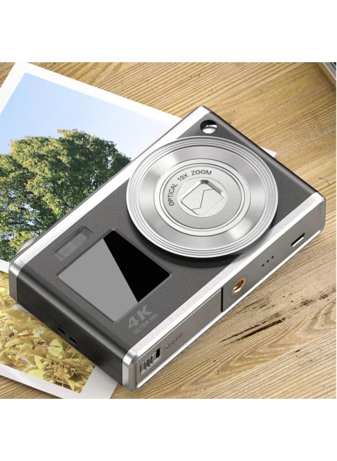 Generic C23 4K Ultra-High Definition Digital Camera Ccd Micro-Single Portable Student Camera Photo Retractable Card Machine-Body Color:Backup Battery  - Image 3