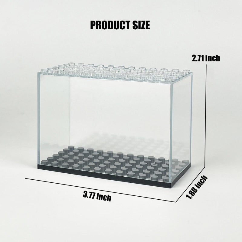 WMM 6PCS Minifigure Display Case for Lego, Acrylic Building Block Display Box for Action Figure, Stackable Lego Minifigures Display Case for Mini-Figure - Image 5