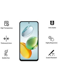 Waldic Honor X7c Screen Protector | Tempered Glass Compatible with Honor X7c | Screen Protector Full HD Quality Tempered Glass Anti-Scratch Edge to Edge Coverage with Easy Installation Kit - Black  - Image 2