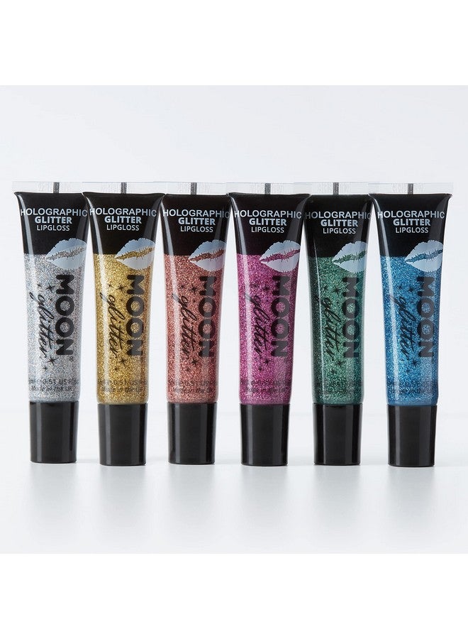 Moon Glitter Holographic Glitter Lipgloss By Moon Glitter 0.50Fl Oz Set Of 6 - Image 3