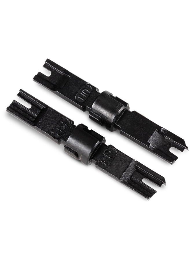 TRENDnet Punch Down Tool With 110 And Krone Blade, Insert & Cut Terminations In One Operation, Precision Blades Are Interchangeable Reversible, Network Tool, Grey, TC-PDT - Image 4