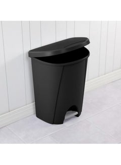 Elegant and Modern BPA Free Plastic Step On Wastebasket 6.6 Gallon Black - pzsku/Z2D43C5079E227BFB6738Z/45/_/1738309446/604847c5-4064-43a2-83db-a903917c39bc