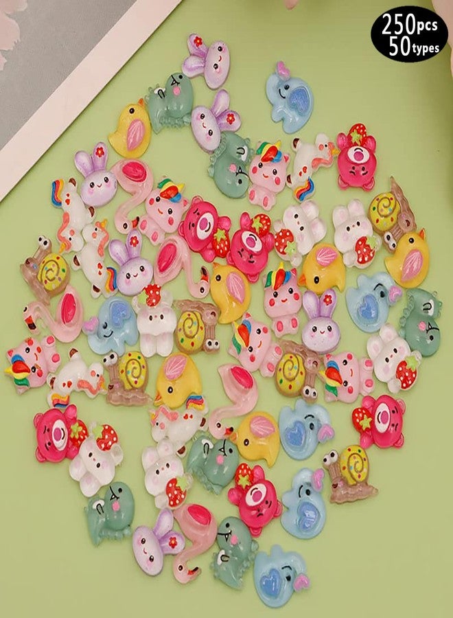 DALOO 250pc 3D Nail Charms Set - Diverse Shapes & Colors for Acrylic Nails & DIY Crafts (#2) - Image 4