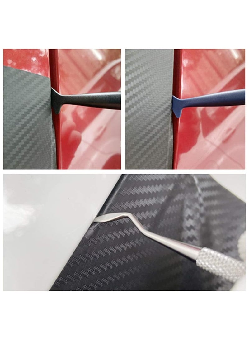 SYOSI Auto Window Tint Film Tool Kits Window Tint Film Installation Tool Kit Vinyl Wrap Application Kit Include Felt Squeegee Fabric Felts Micro Squeegee Vinyl Magnet Holders Work Gloves  - Image 4