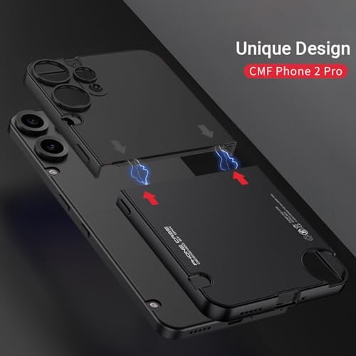 Kapa Double Dip Full 360 Protection Back Case Cover for CMF Phone 2 Pro (Black) - Image 3