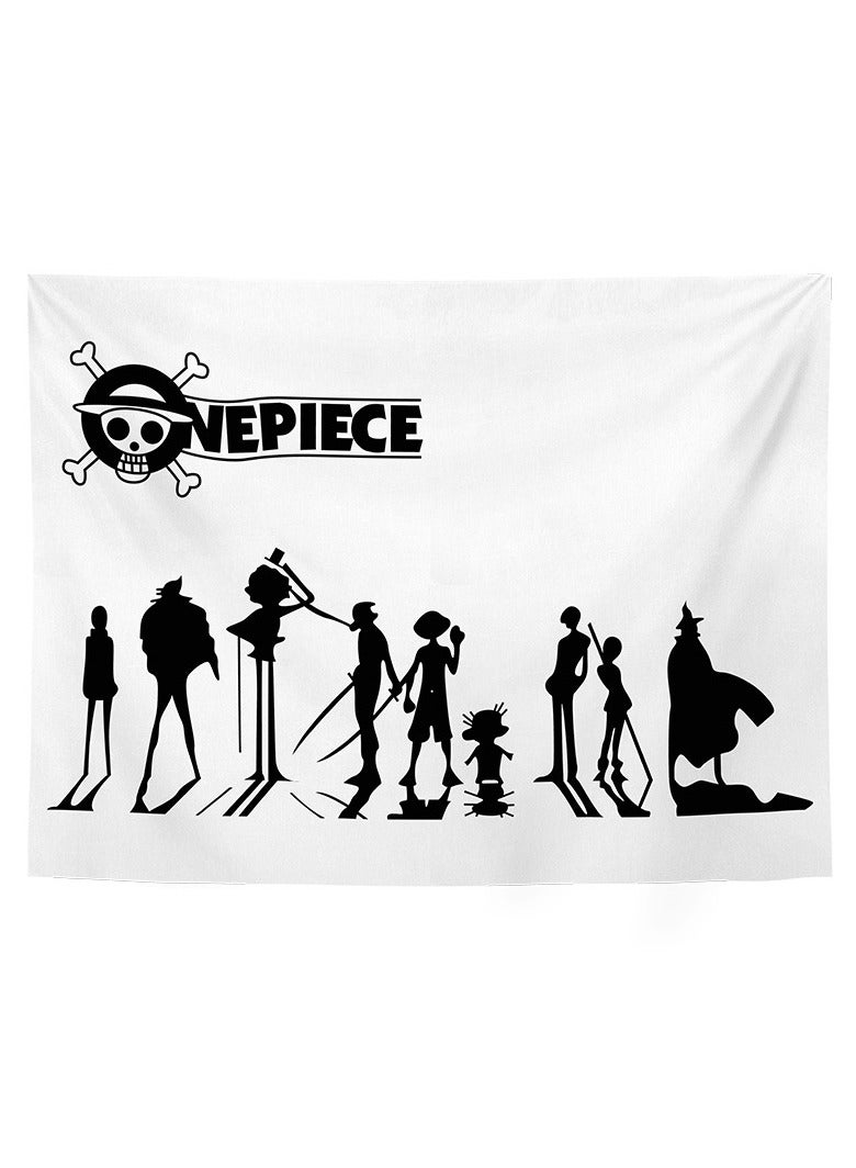EBMINI One Piece Luffy Anime Background Cloth 