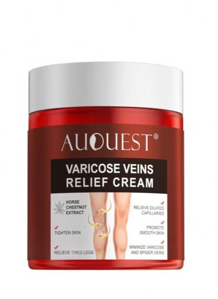 AuQuest Varicose & Spider Veins Relief Cream 80g  - Image 1
