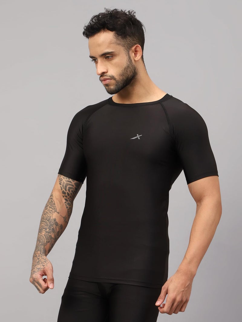 Vector X OMT-181 Unisex Adults Compression Half Sleeve Base Layer Tight Top - Image 4