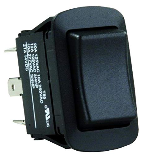 JR Products 13855 Water Resistant Mom-On/Off/Mom-On Switch,Black - Image 5