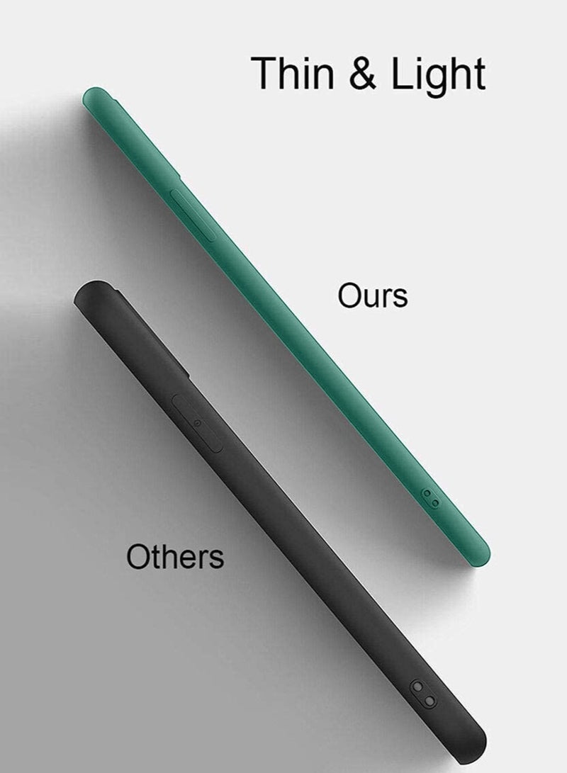 Techie Stylish TPU Silicone Back Cover Case for Xiaomi Redmi Note 13 – Slim Fit Design, Smooth and Soft – Dark Green - Image 3