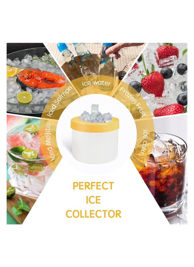 Silicone Cylinder Ice Cube Mold, New 3D Ice Cube Maker, Ice Grid Press Release, Easy Press Release Ice Cup
