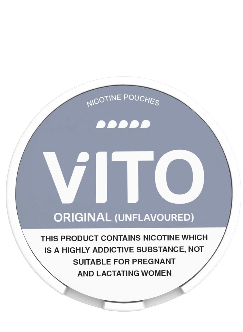 Nicotine Pouch For Quitting Smoking, Original Unflavoured, 17mg, 20Pcs